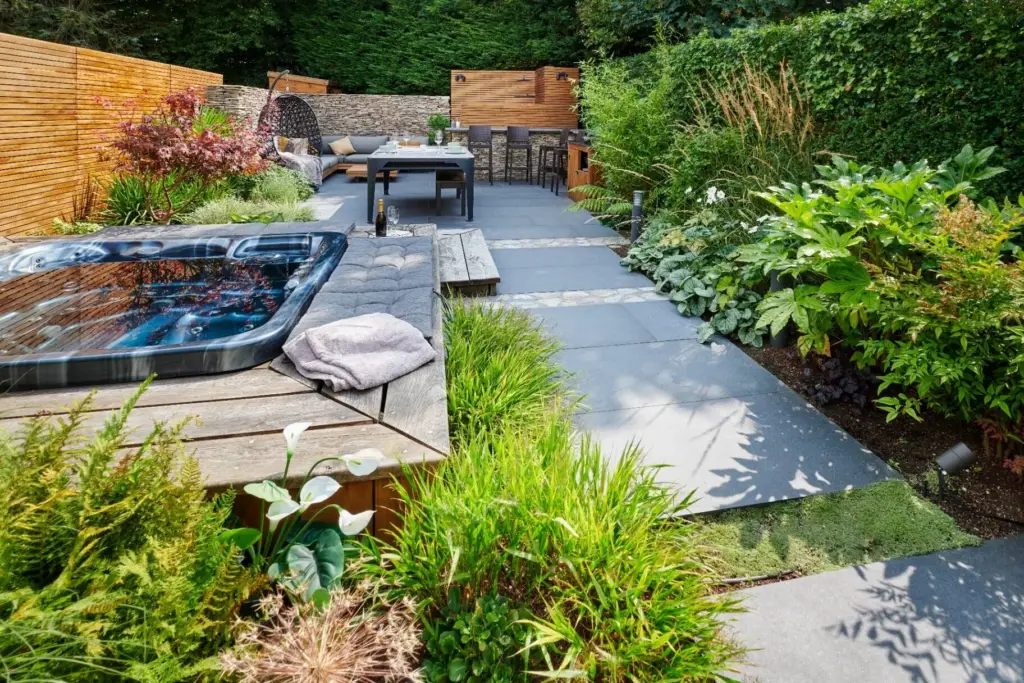 The Layered Retreat — completed garden by Refined Landscapes