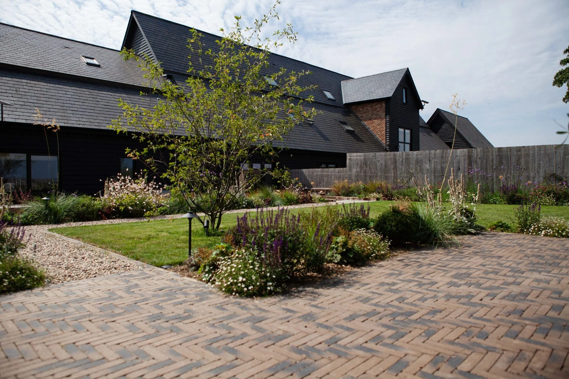 The Countryside Outlook — garden design and build project by Refined Landscapes