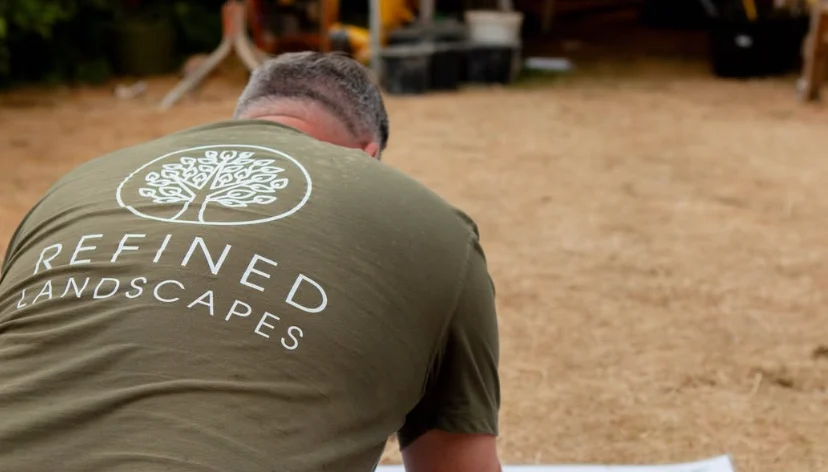 The Refined Landscapes aftercare team caring for a completed garden
