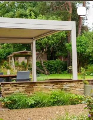Refined Landscapes — garden at dusk, on Instagram
