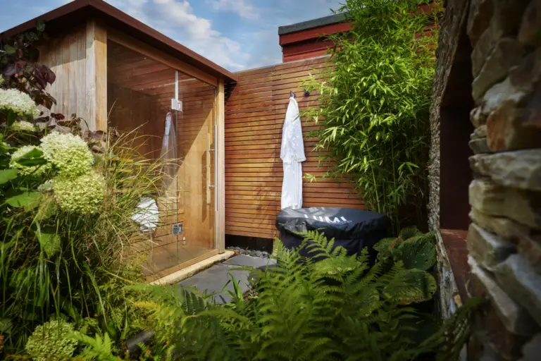 Wellness garden area designed by Refined Landscapes