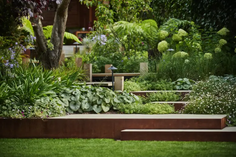Established garden maintained through ongoing seasonal care