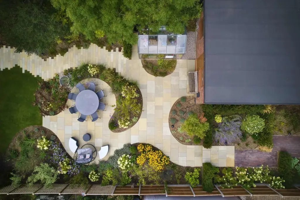 The Staccato Pathway — garden design and build project by Refined Landscapes