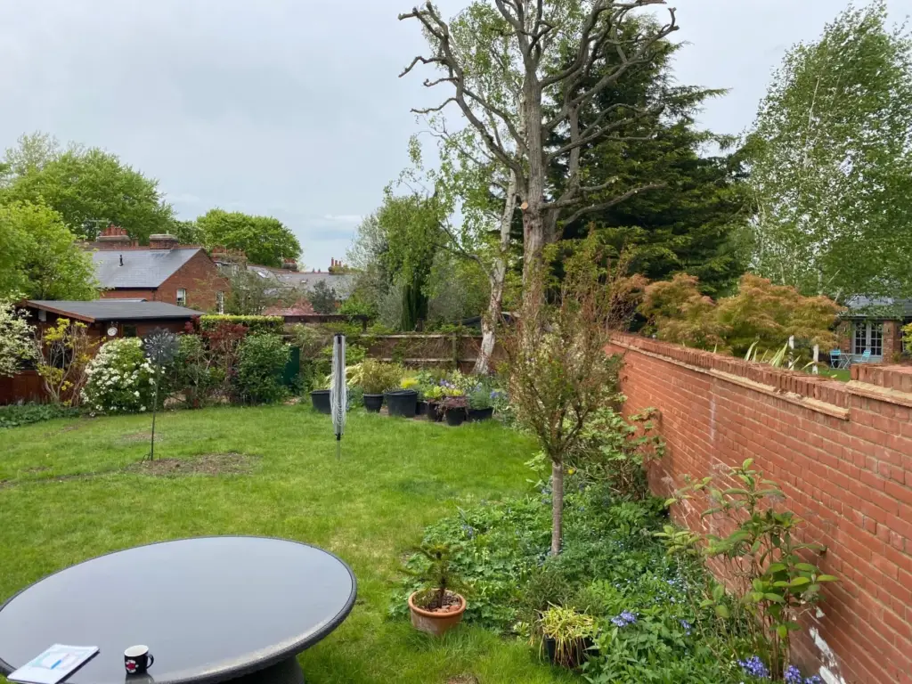 The Edwardian Garden — Garden Overview & Water Feature before