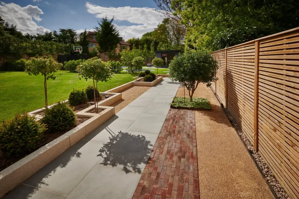 The Manor Promenade — pathway garden room