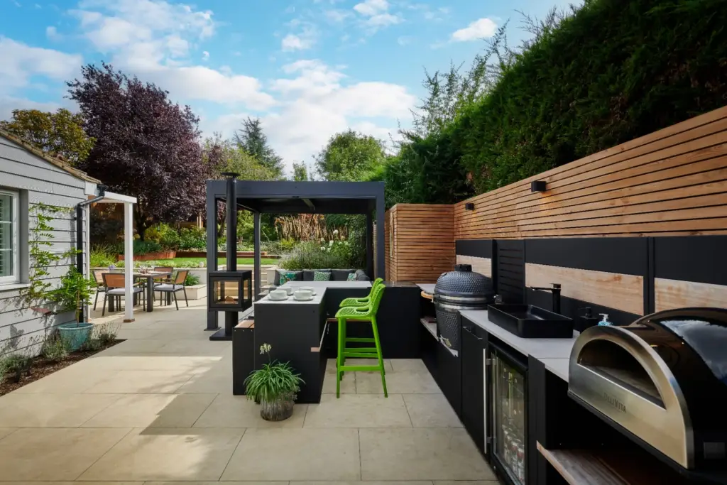 The Quiet Life — Outdoor Kitchen & Pergola after