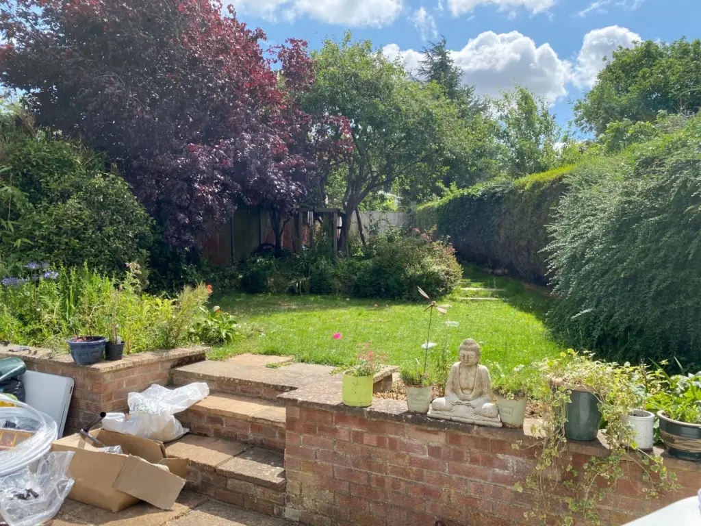 The Quiet Life — Terraced Garden & Lawn before