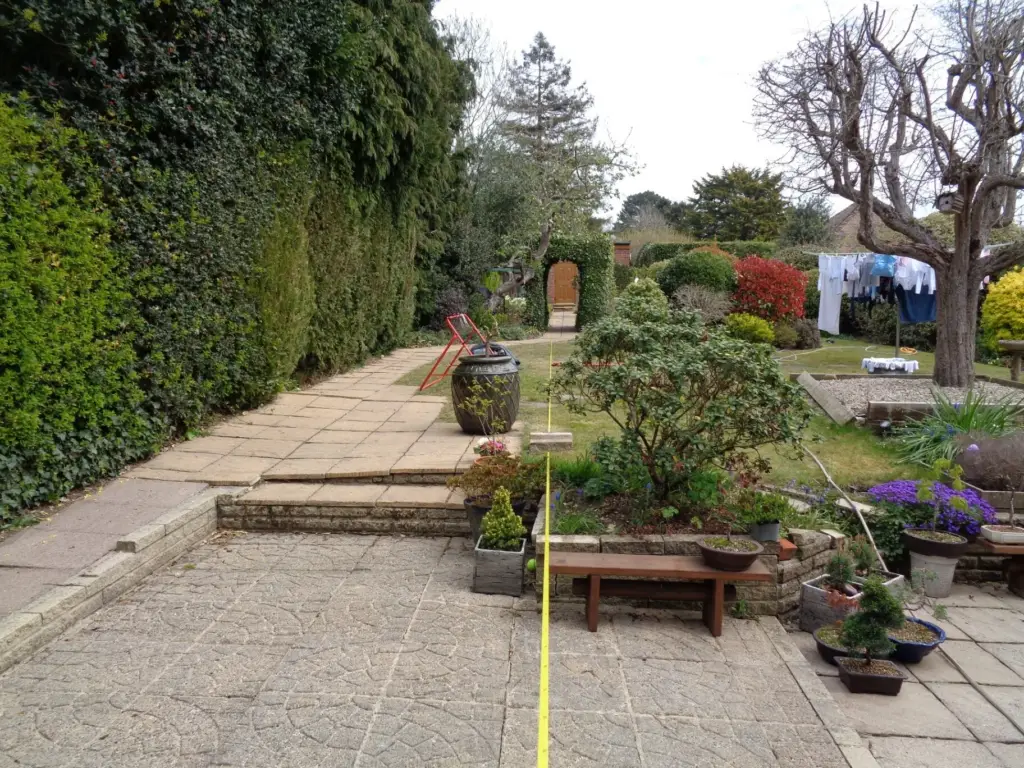 The Staccato Pathway — Terrace & Seating Area before