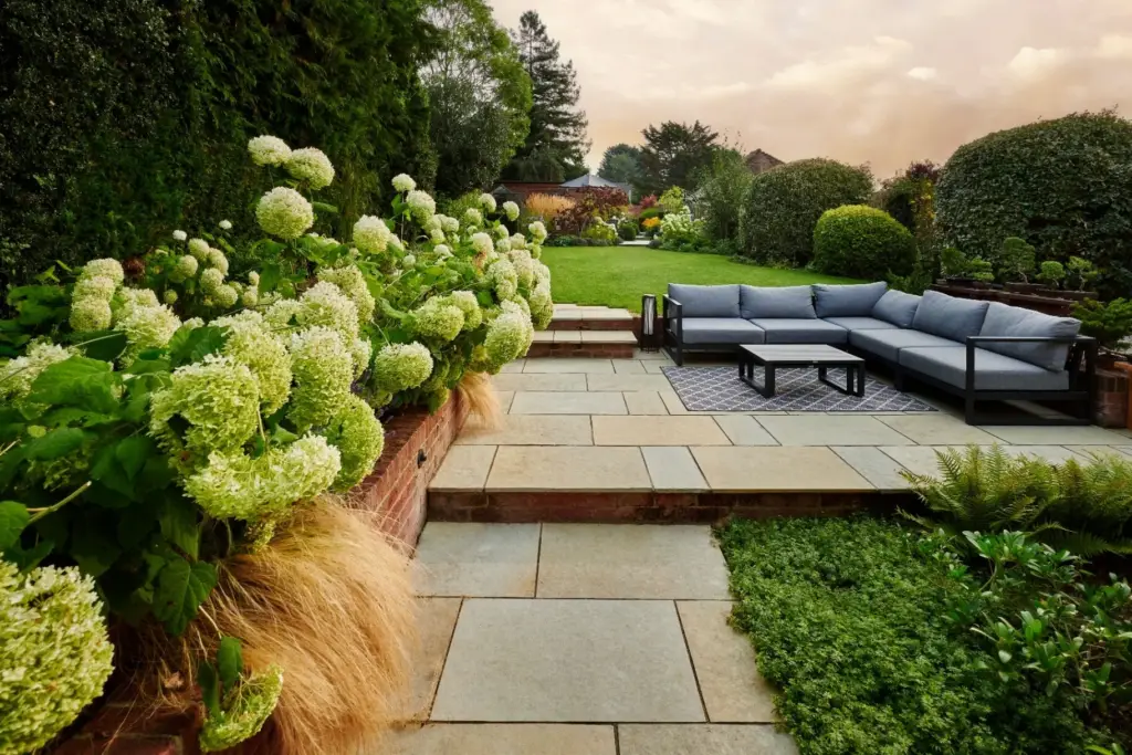 The Staccato Pathway — Terrace & Seating Area after