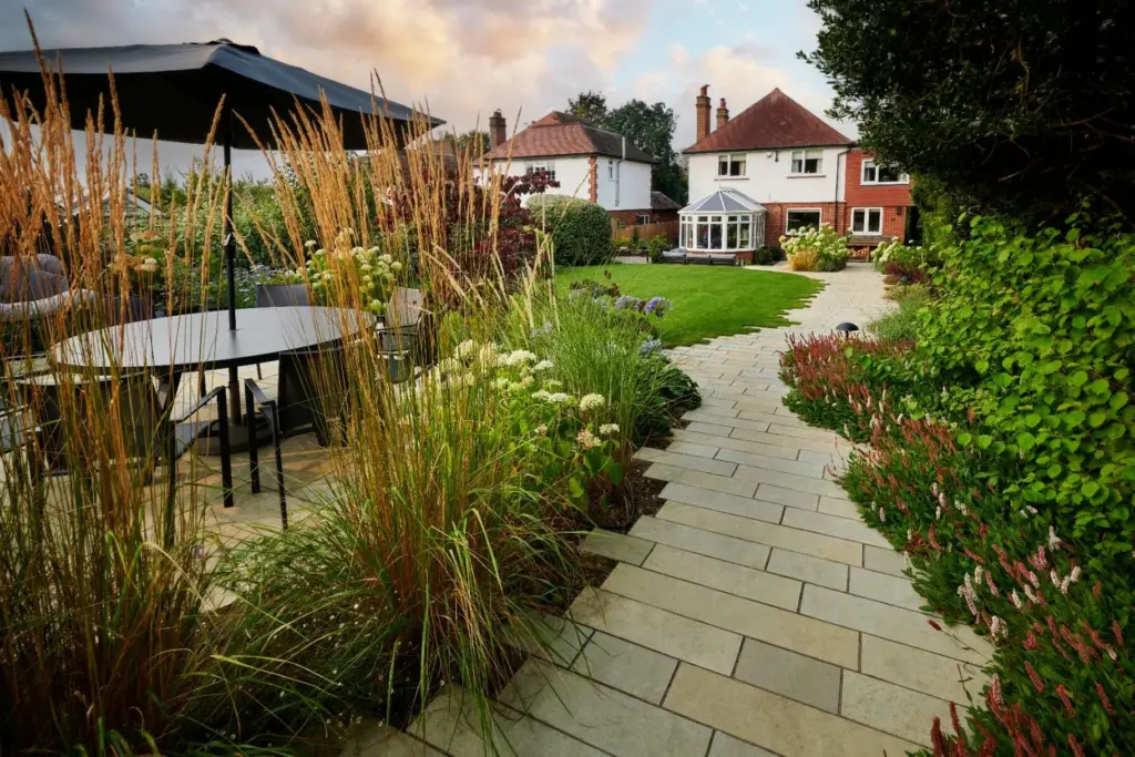 The Staccato Pathway — terrace overview