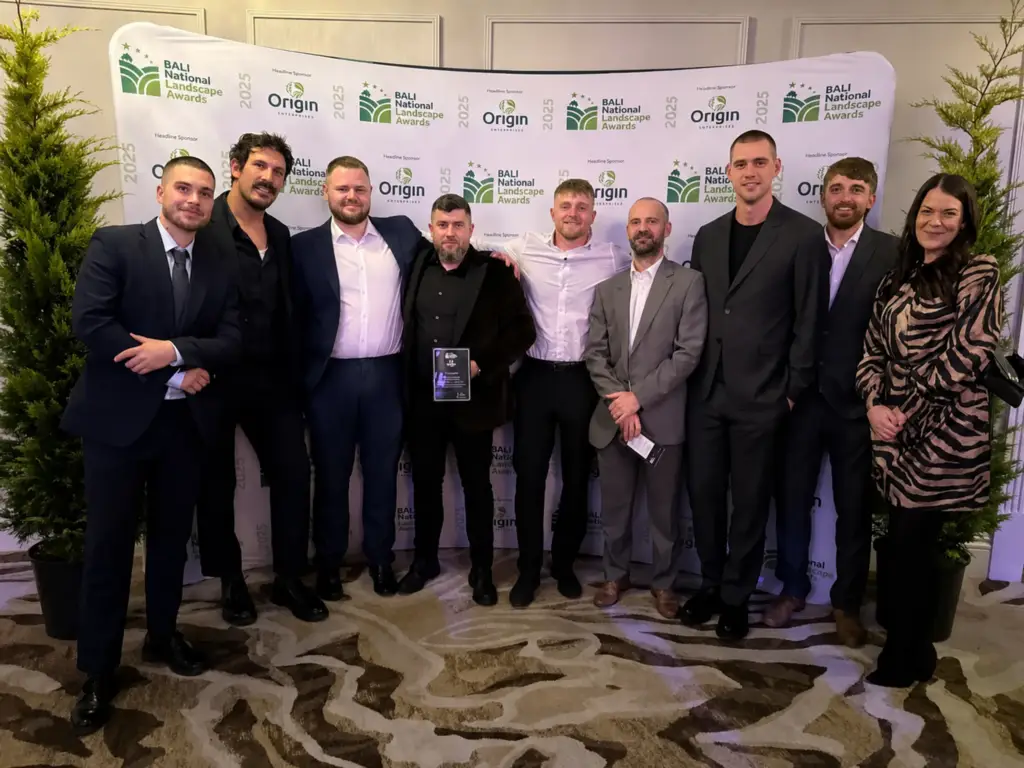 The Refined Landscapes team collecting the BALI National Landscape Award